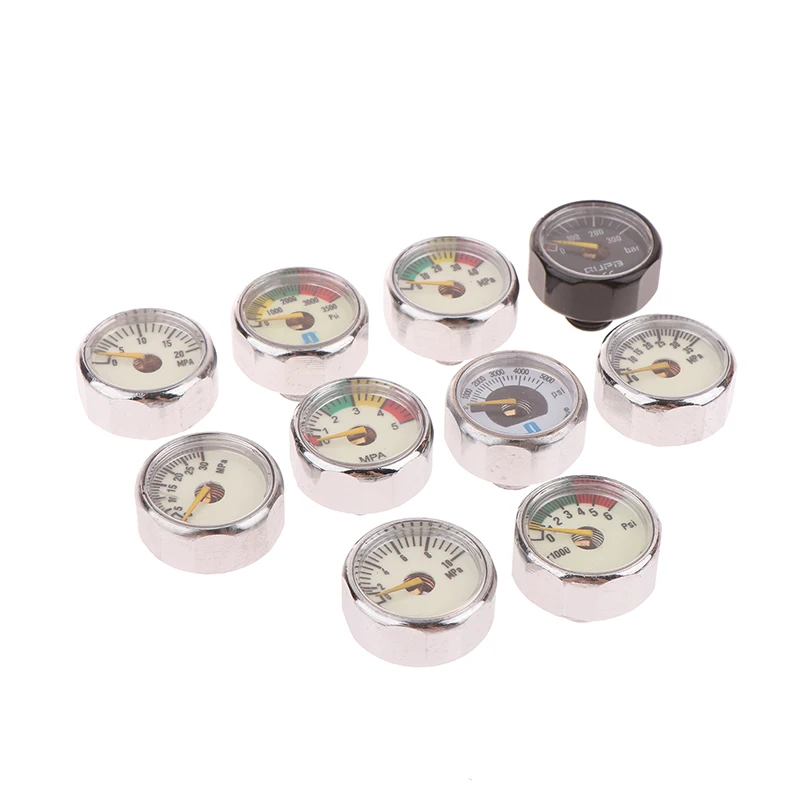 Воздушный мини-микроманометр манометра | Резьба М10 М8 5MPA 10MPA 20MPA 30MPA 35MPA 40MPA 300BAR 3500PSI