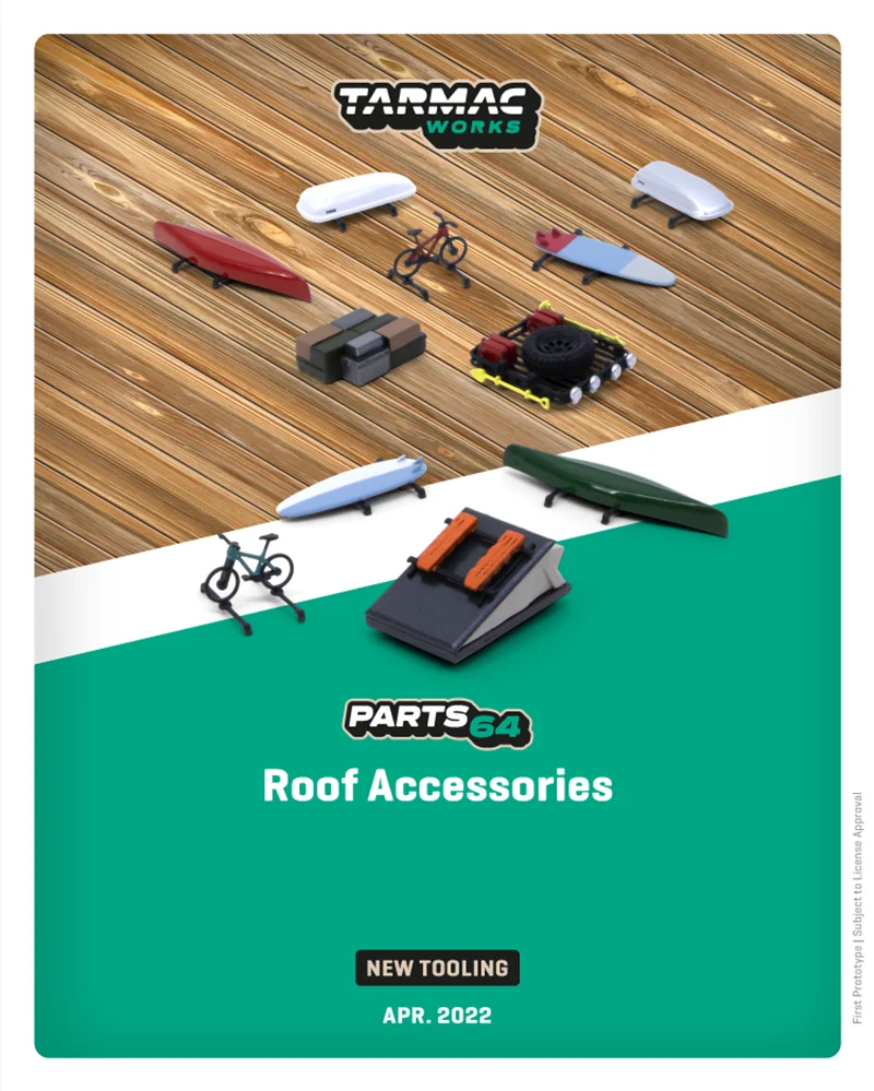 

Tarmac Works 1: 64 Model Car Roof Accessories Set