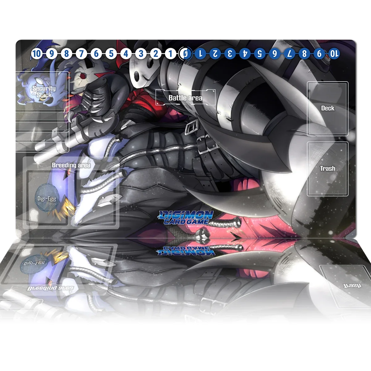 Digimon Playmat Beelzemon Impmon TCG CCG Карточная игра Настольный игровой коврик на заказ Аниме
