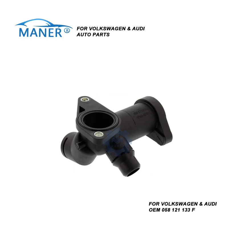 

MANERI 058121133F Thermostat Housing 18-0192 Coolant Hose Flange Connector For Audi A4 A6 Cabriolet VW Passat 058 121 133 F