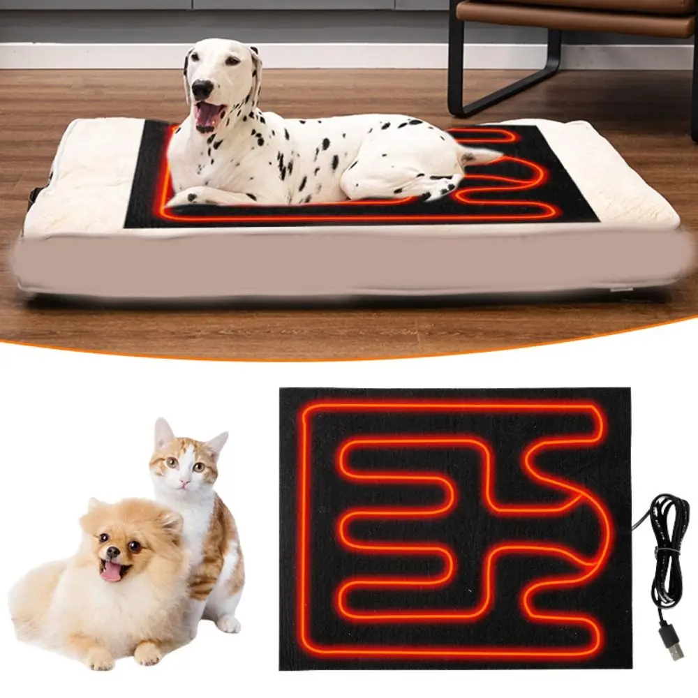 

Pet Supplies USB Folding Hot Compress Heating Pad Heated Sheet Heat Mat Heater