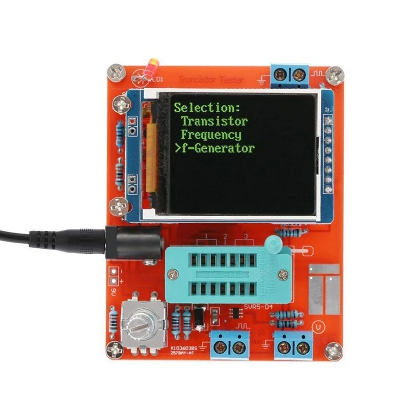 

Digital Transistor Tester Resistance Capacitance Meter ESR Meter Resistance Inductance Signal Generator for Home Drop Shipping