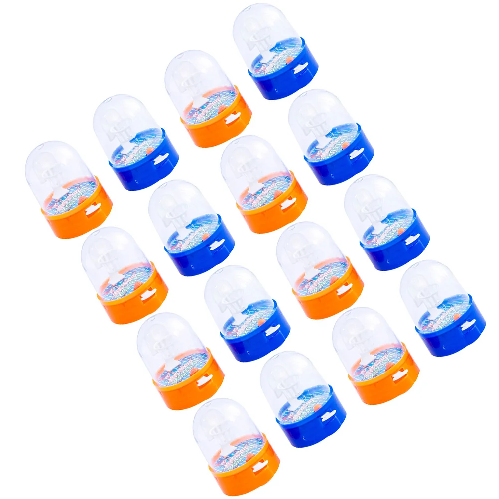 

16 Pcs Finger Shooting Machine Desktop Basketball Game Toys Plaything Early Learning Tabletop Stress Reliever