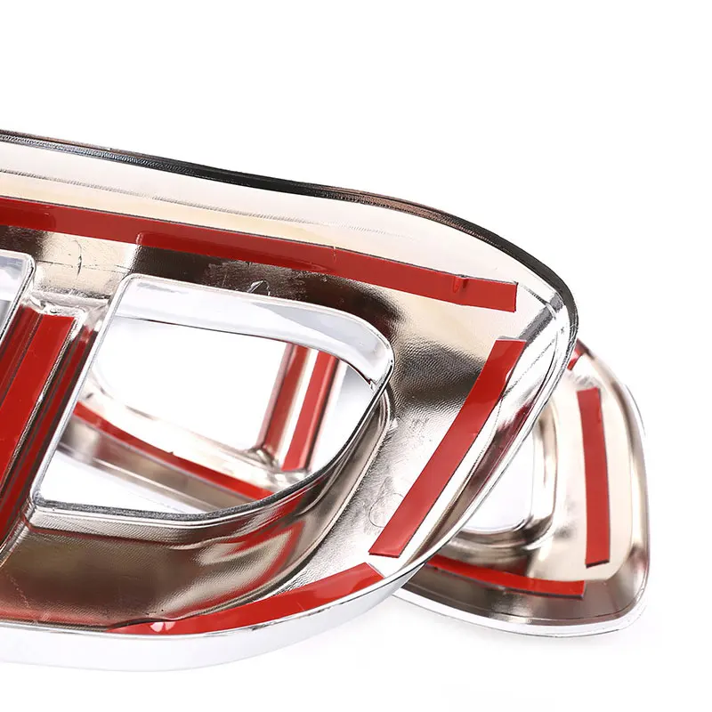 Автомобильный Стайлинг Серебряный задний глушитель выхлопной трубы Концевая