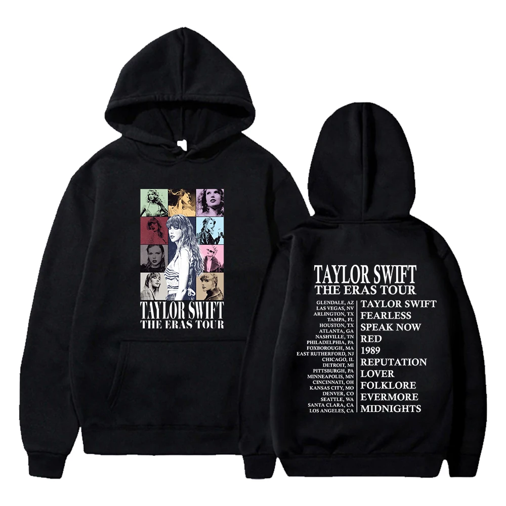 

2023 New Taylor Times Tour Merch World Tour Long-sleeved Sweaters Men's and Women's Hoodies Fashion Sportswear Men's Hoodies