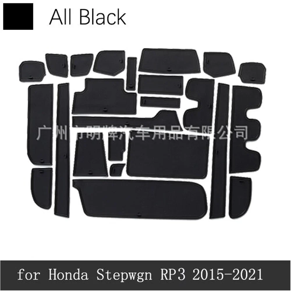 

Противоскользящий резиновый коврик для Honda Stepwgn 5-го поколения RP1 2 3 4 5 2015 2016 2017 2018 2019 2020 2021