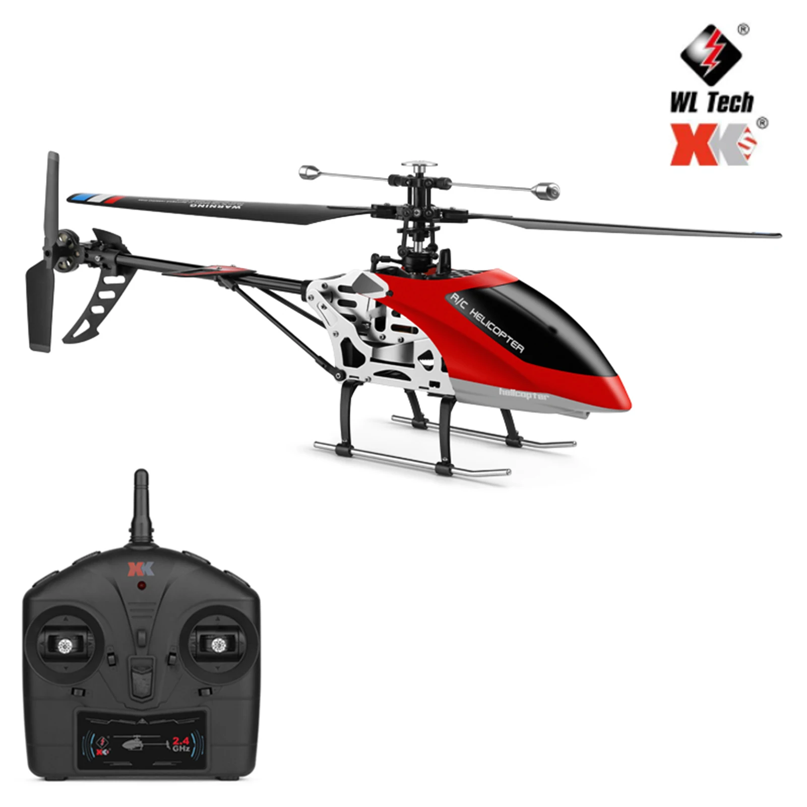 Вертолет Wltoys Xk V912-A RC 4ch 2 4g с фиксированной высотой вертолет двойным мотором