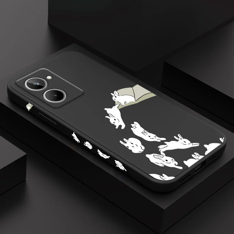 

Book Bunny Phone Case For OPPO Realme 10 10T 9 9i 8 8i 7 7i 6 Pro Plus C30 C31 C35 C1 C11 C12 C15 C20 C21Y C25 C25S Cover