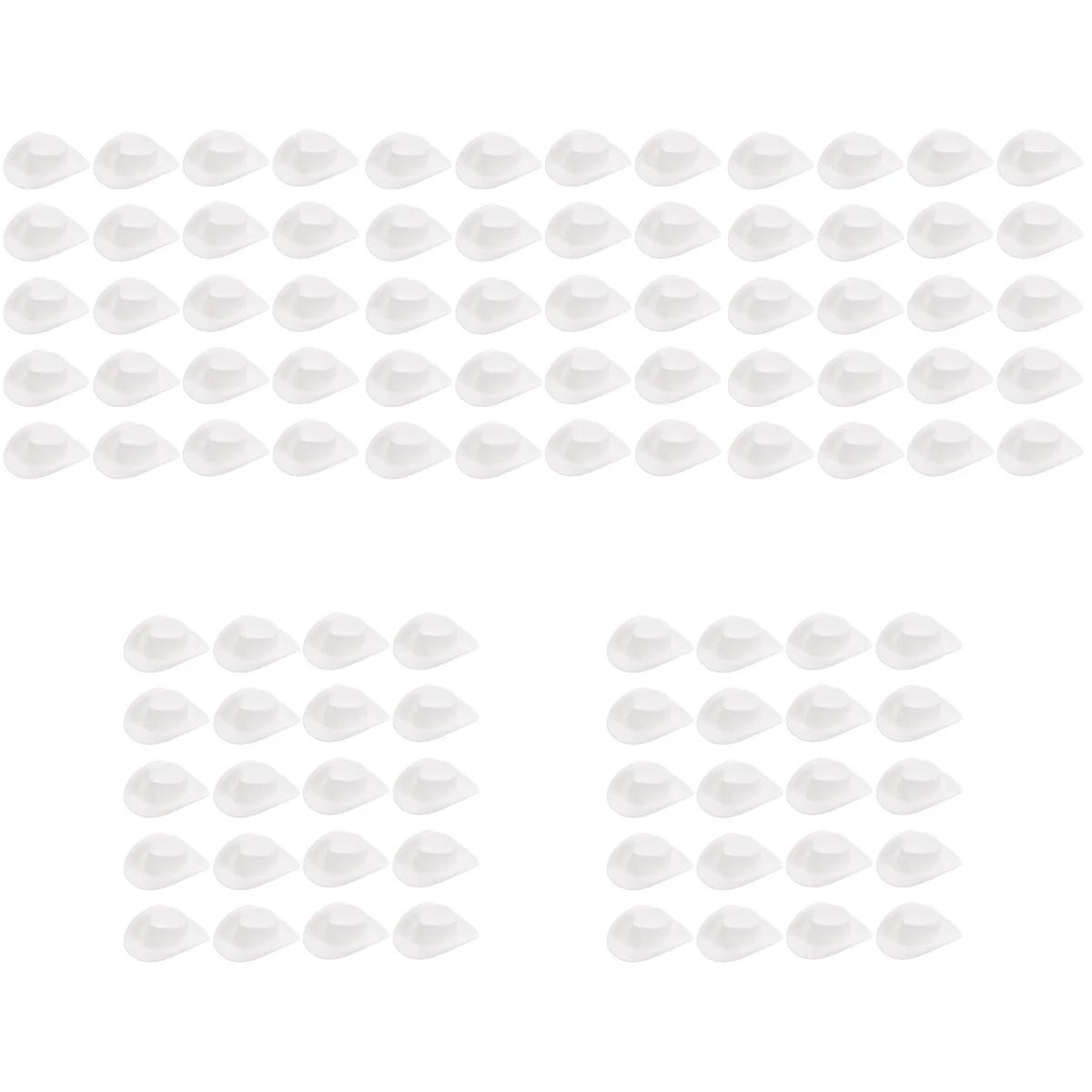 

100 шт. ковбойские украшения, ковбойская шляпа, маленькие шляпы, поделки, искусственные украшения, пластиковые