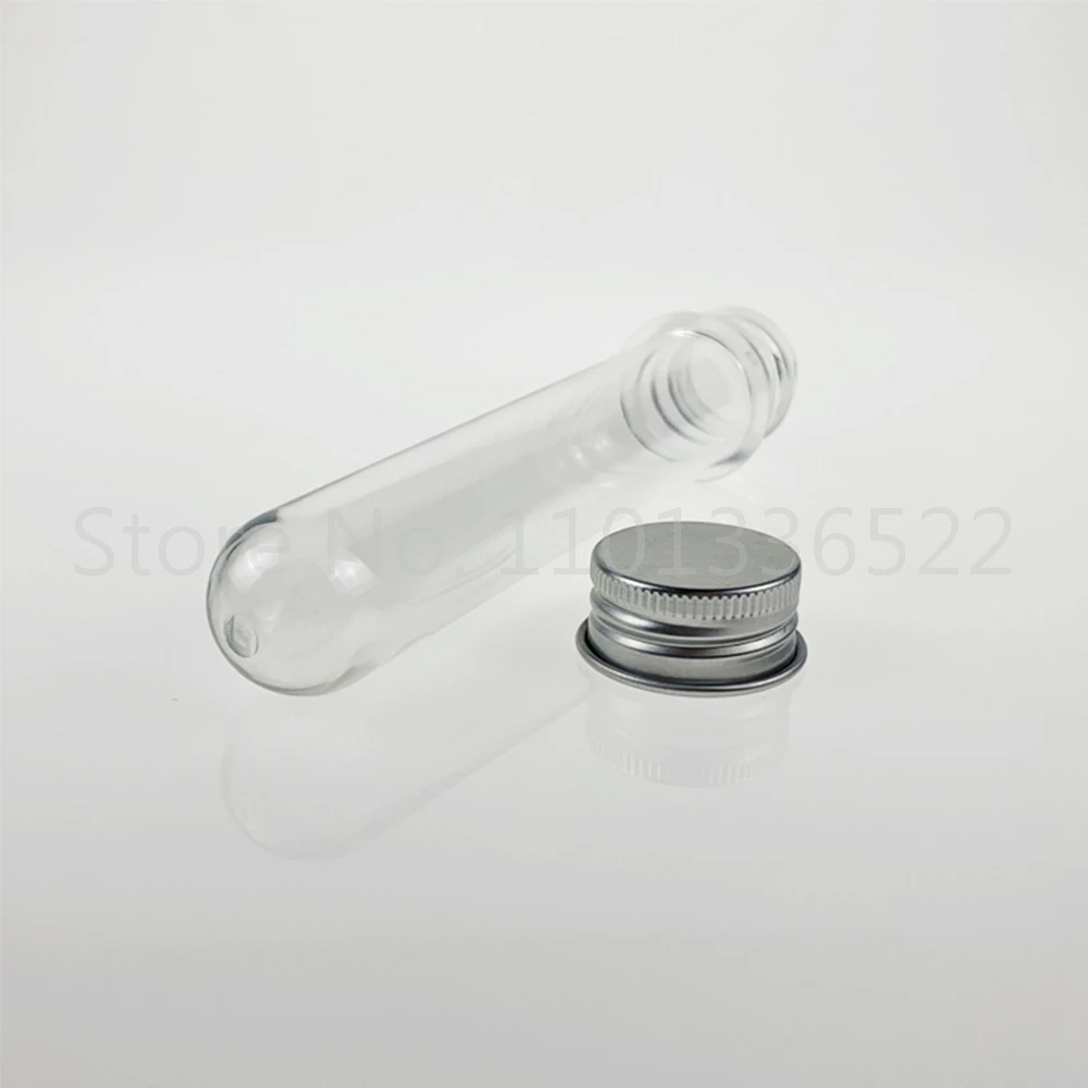 10pcs lab 30/40/70/100ml PET test tube bottle Transparent cylindrical plastic refillable for Mask candy data line | Канцтовары для