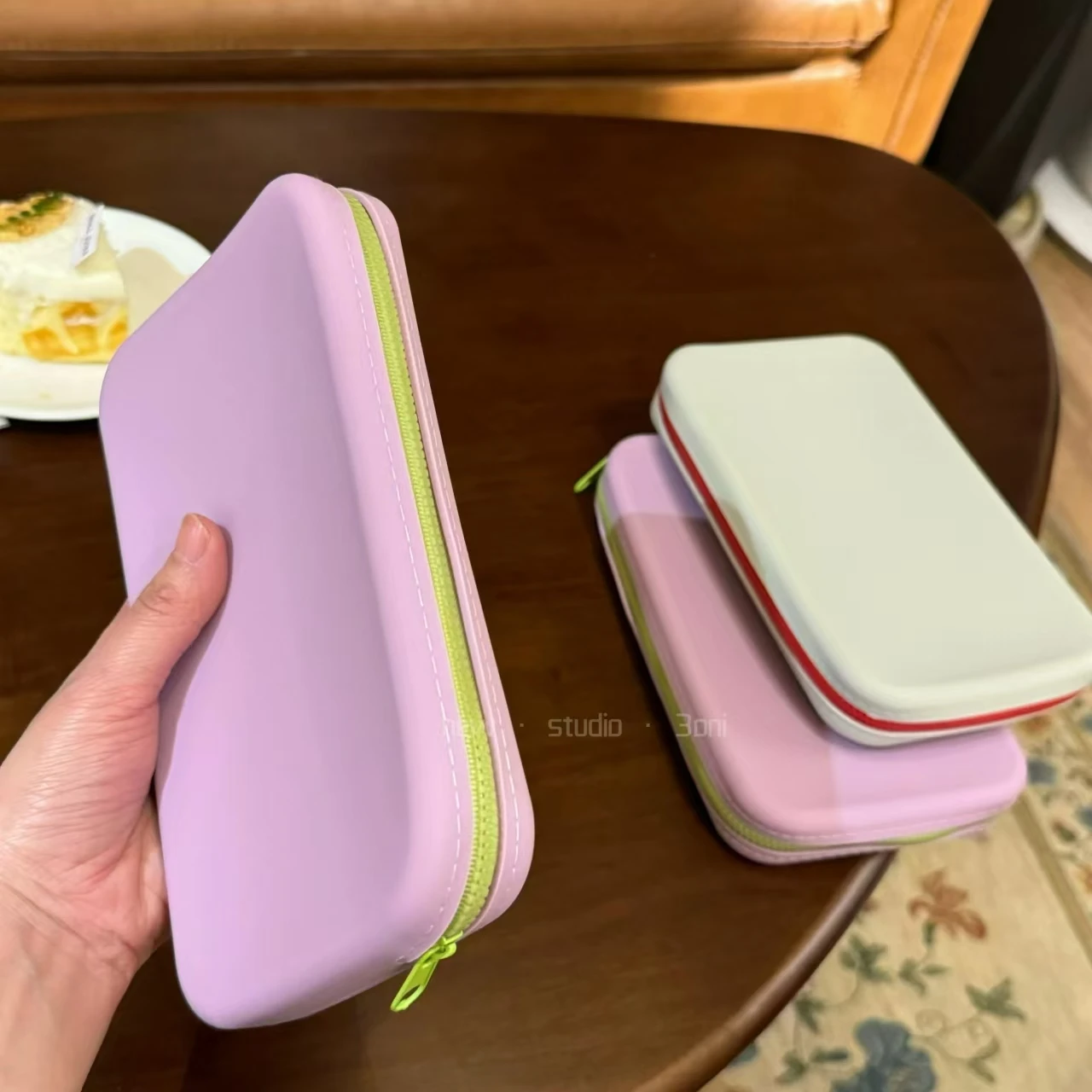 Маленькая квадратная силиконовая сумка для хранения косметики вместительный