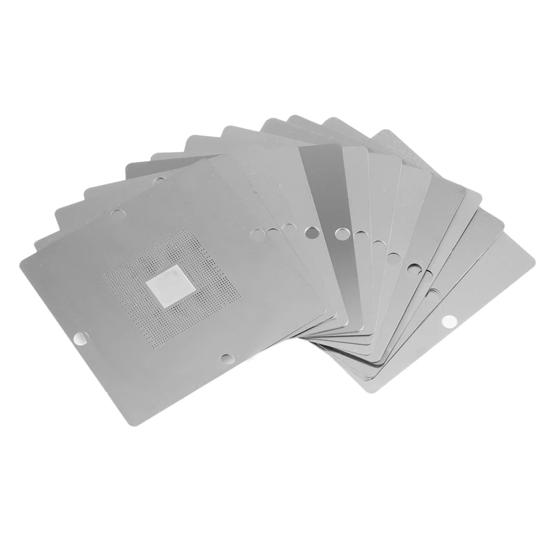 

23 Pcs/Lot BGA Reballing 90Mm X 90Mm Game Console Stencils For PS3, 360, Wii, Etc