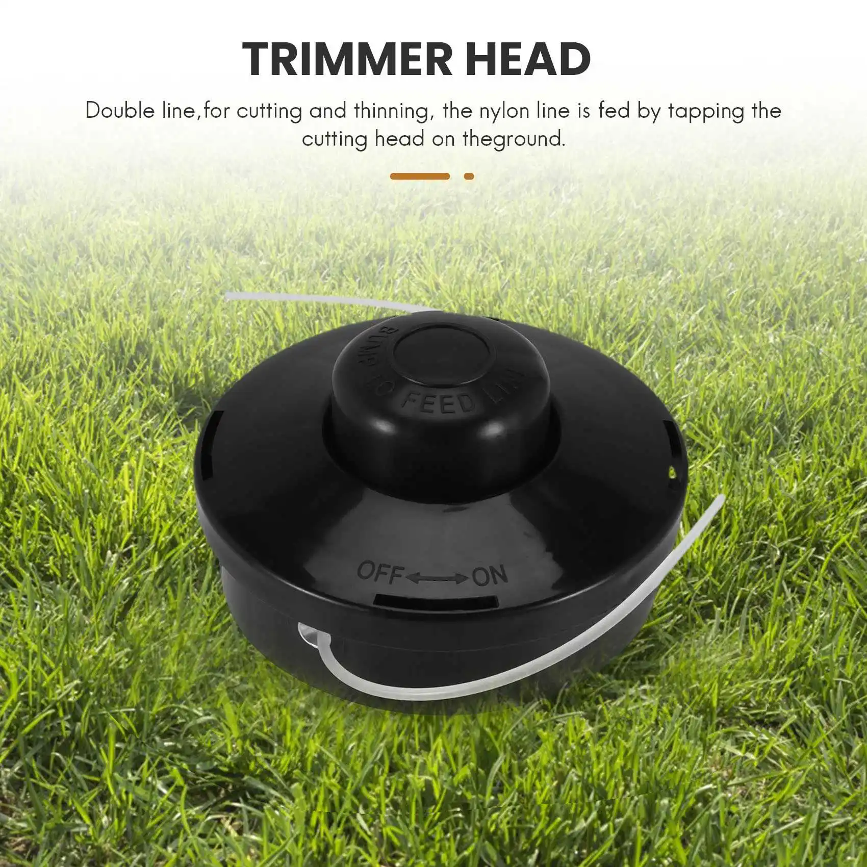 Сменная бензиновая Головка триммера стриммер линия подачи катушка кусторез для