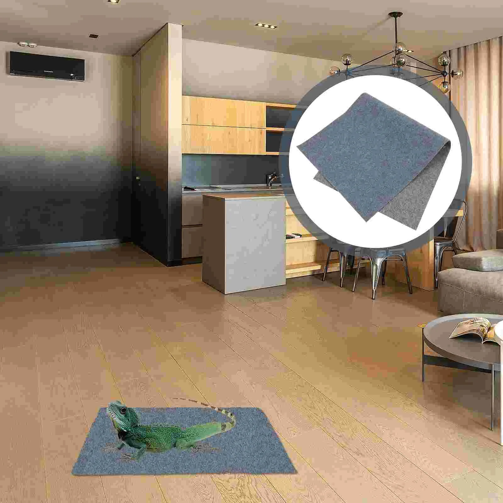 

1Pc Reptile Carpet Natural Polyester Fiber Useful Pet Case Carpet Mat Liner