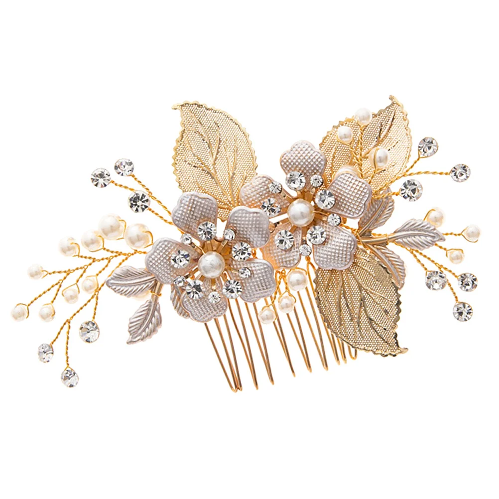 

Bride Hair Accessory Combs for Women Accessories Aesthetic Bridal Clip Hanfu Wedding Metal Decorative Piece