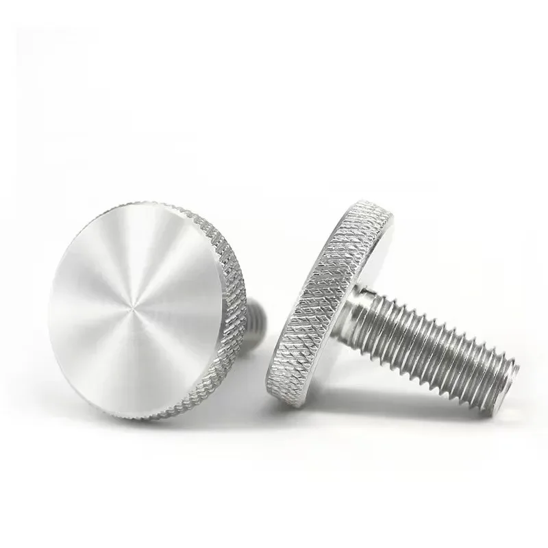 1 ~ 5 шт. M3 M4 M5 M6 M8 M10 GB835 304 Нержавеющая сталь с накаткой и плоской круглой головкой