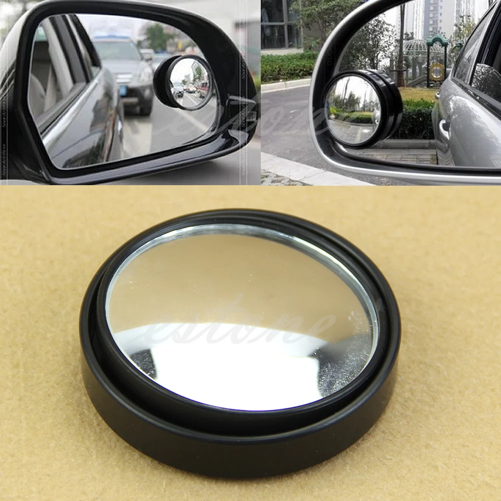 

NEW Round Wide Angle Convex Blind Spot Mirror Rear View Messaging Car Vehicle BK
