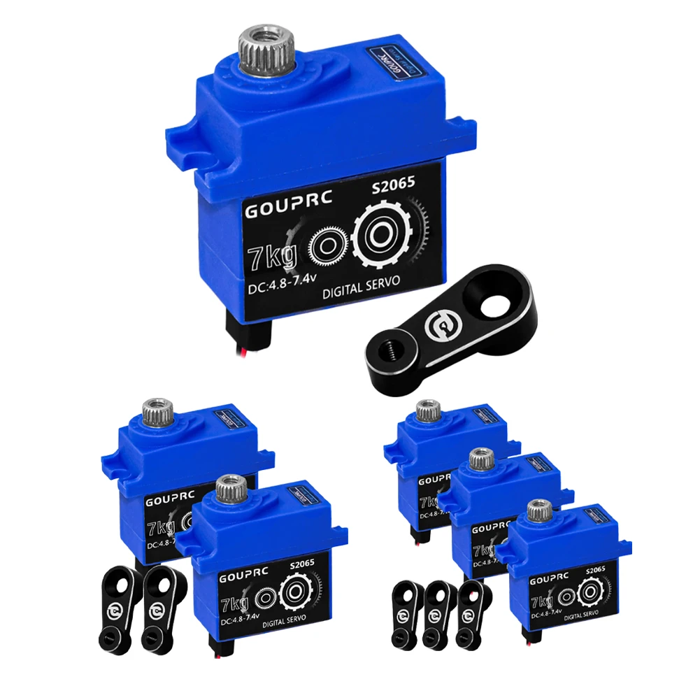 Водонепроницаемый Цифровой Мини-сервопривод С Трековым Механизмом 7 Кг Для Trx4 Trx6
