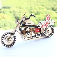 3d wooden model puzzle toy baby kid gift hand work assemble wood woodcraft construction kit game motorcycle birthday gift 1pc