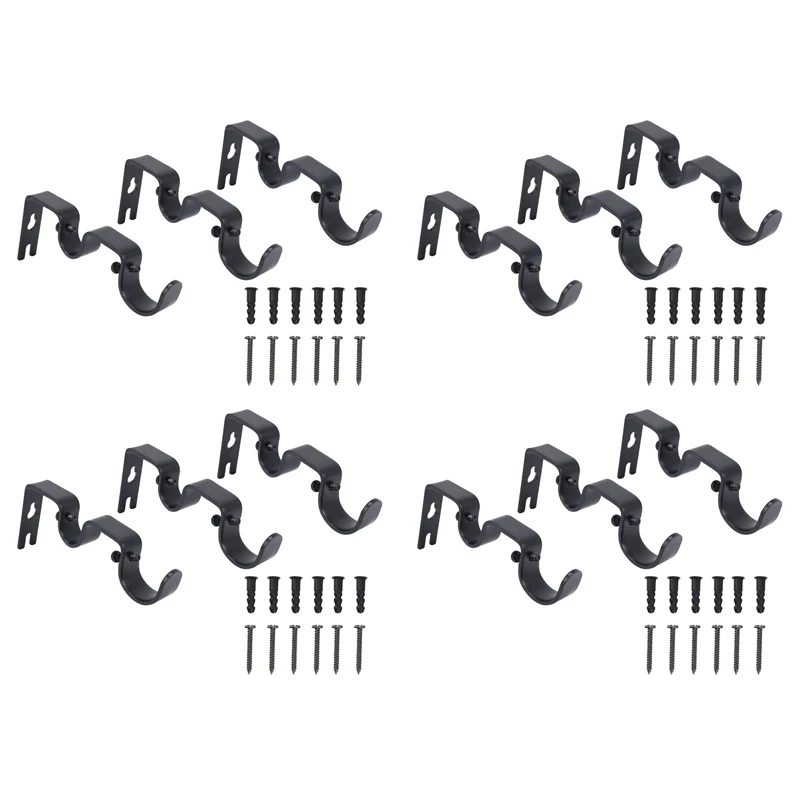 

12 шт./комплект, держатели для штор с винтом