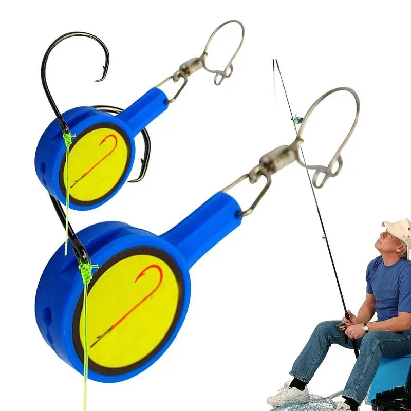 

Fishing Knot Tying Tool Hook Protector 2pcs Fly Fishing Knot Fishing Line Knotter Sturdy Portable Practical Fly Fishing Knot