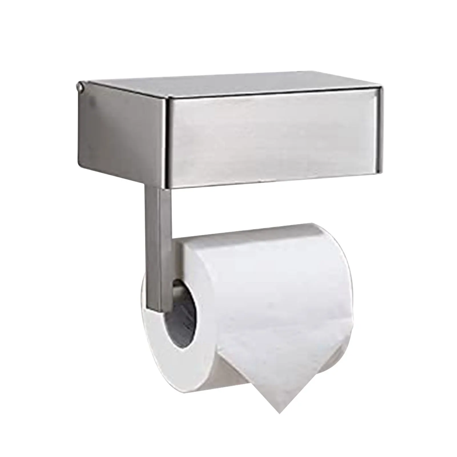

Toilet Paper Holder With Shelf Wipe Storage Shelf For Bathroom Stainless Steel Wall Mount Wipe Storage Shelf Keep Wipes Hiddens