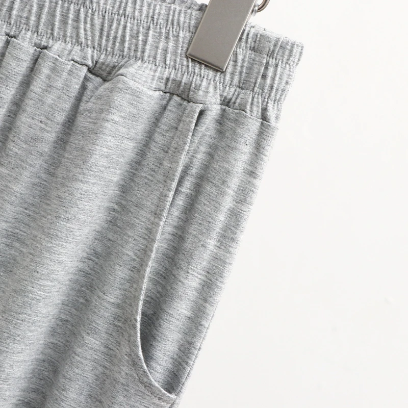 Pajama Men Stretch Drape Sleepwear with Round Neck Short-sleeved Shorts Large Size Can Be Worn Outside Casual  Home Leisure Suit