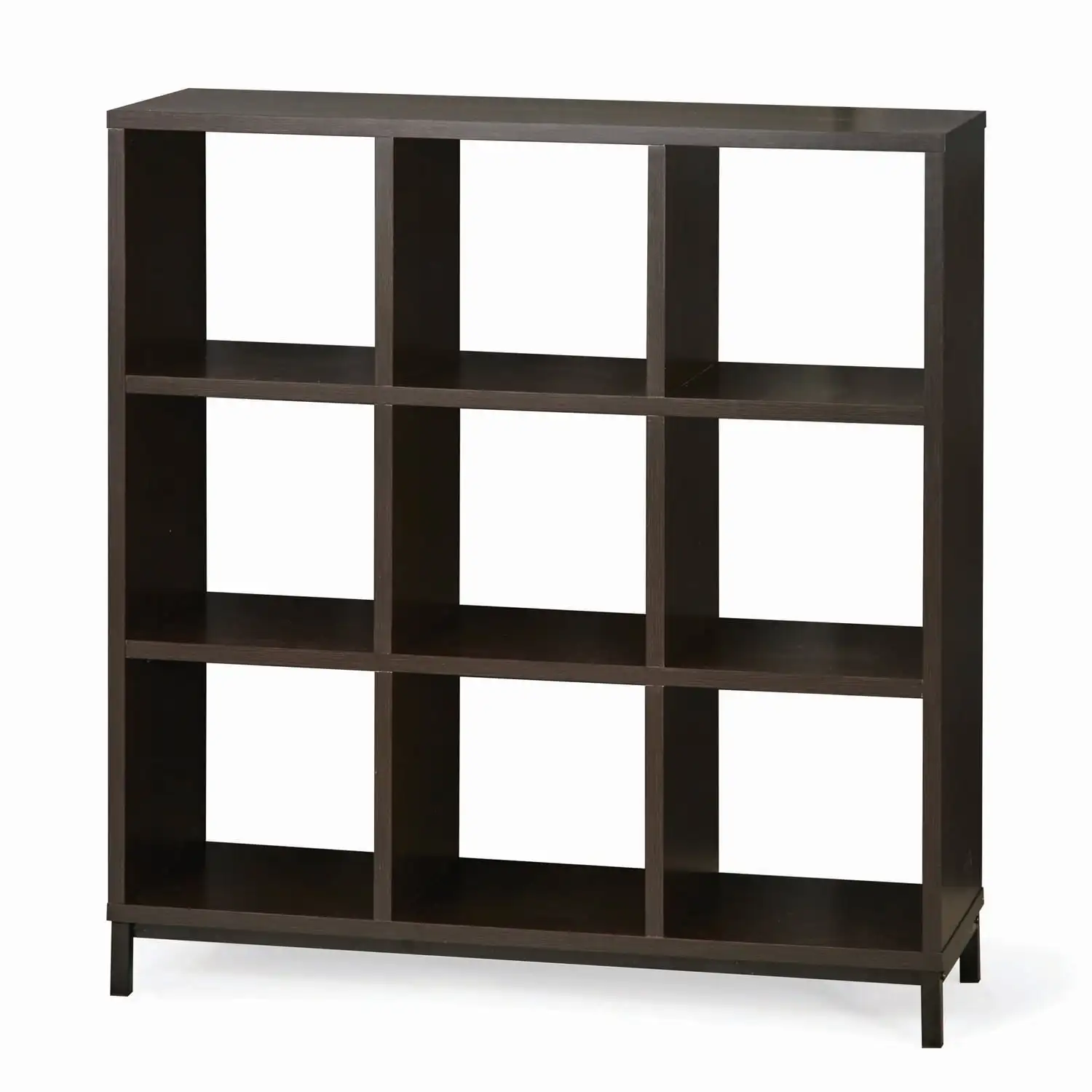 

Better Homes & Gardens with Metal Base Espresso 9-Cube Organizer