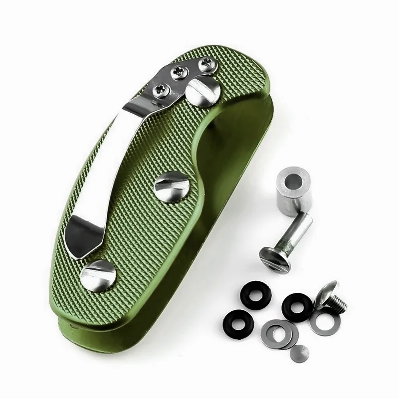 Portable Men's Smart Keychain Car Key Wallet Butler EDC Pocket Key Organizer Tool Aluminum Alloy with Back Clip Key Accessories