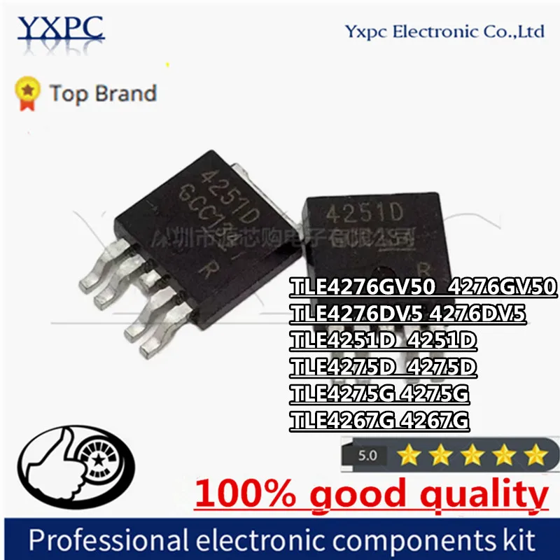 

1pcs TLE4276GV50 4276GV50 TLE4276DV5 4276DV5 TLE4251D 4251D TLE4275D 4275D TLE4275G 4275G TLE4267G 4267G SMD Chips