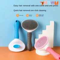 pet cat dog brush self cleaning slicker brush for cats dogscats cleaning supplies tools pet hair removal comb pets grooming tool