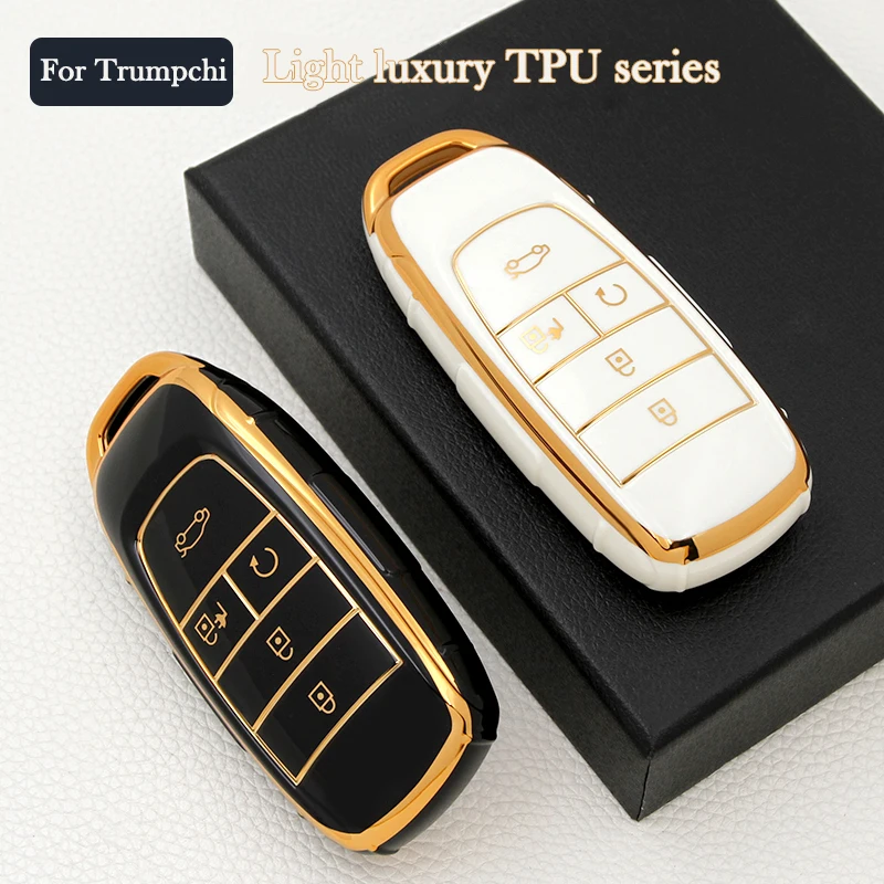 

TPU Car Key Case for GAC Trumpchi GS4 GA5 GA6 GA3S GS8 GS5 GS7 GS3 Car Smart Key Cover Fob Skin Holder Set Accessories Keychain