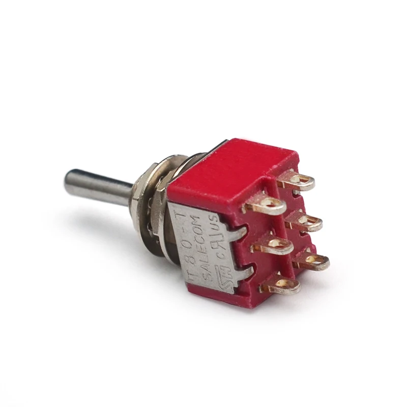 4 шт. SH/Salecom 3 Way 6 ножек ВКЛ./ВЫКЛ./ВКЛ. Mini переключатель для гитары Humbucker катушка Spliting