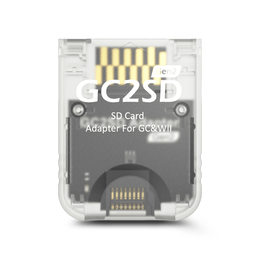 Фото Адаптер SD-карты GC2SD Gen2 для Nintendo GameCube/Wii GC2SD 2.0 Адаптер TF-карты памяти с улучшенной скоростью Поддержка новейшего швейцарского языка №4