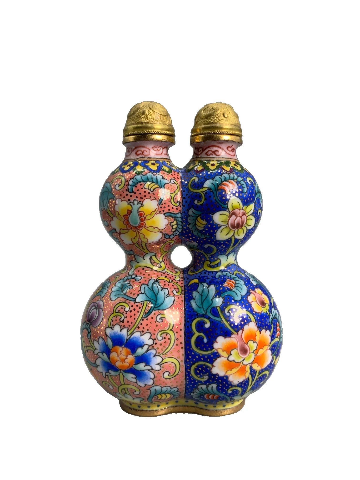 

MOZART Cloisonne Enamel Snuff Bottle Style 352 Chinese Traditional Style Antiques Fine Art Gifts Crafts