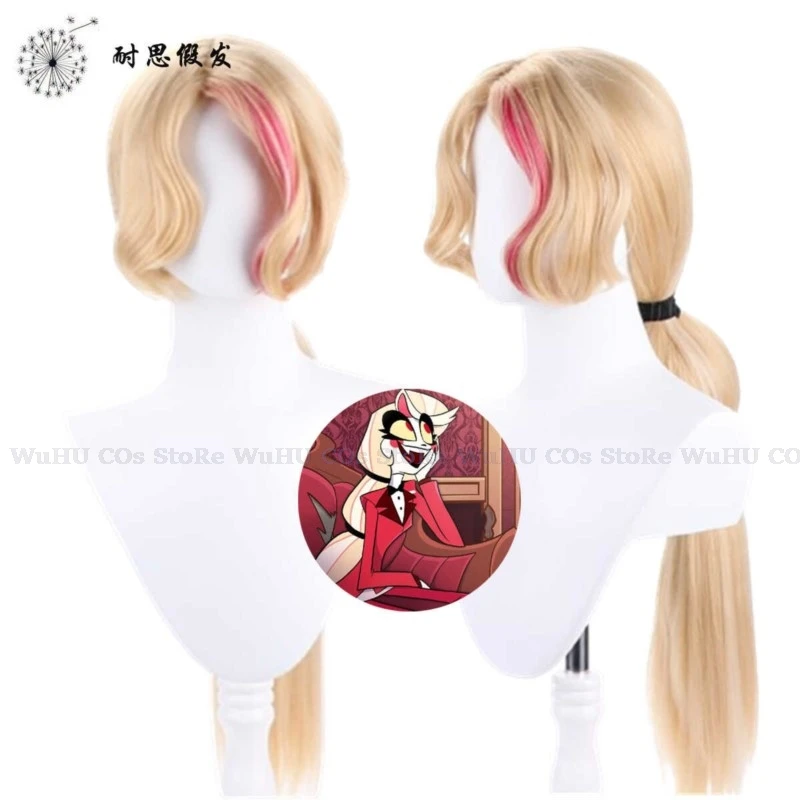 Парик для косплея аниме хасбин Чарли морнинстар парик костюмированного