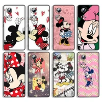 mickey mouse animation for huawei honor 60 se 50 30i 20 10i 10x 10 9x 9c 9a 8a x8 lite pro black silicone phone case capa