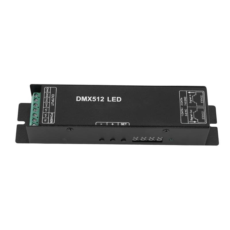 

Лучшие предложения, декодер цифрового дисплея Dmx 512, драйвер затемнения Dmx512, контроллер для светодиодной ленты Rgbw, освещения, Соединения Rj45