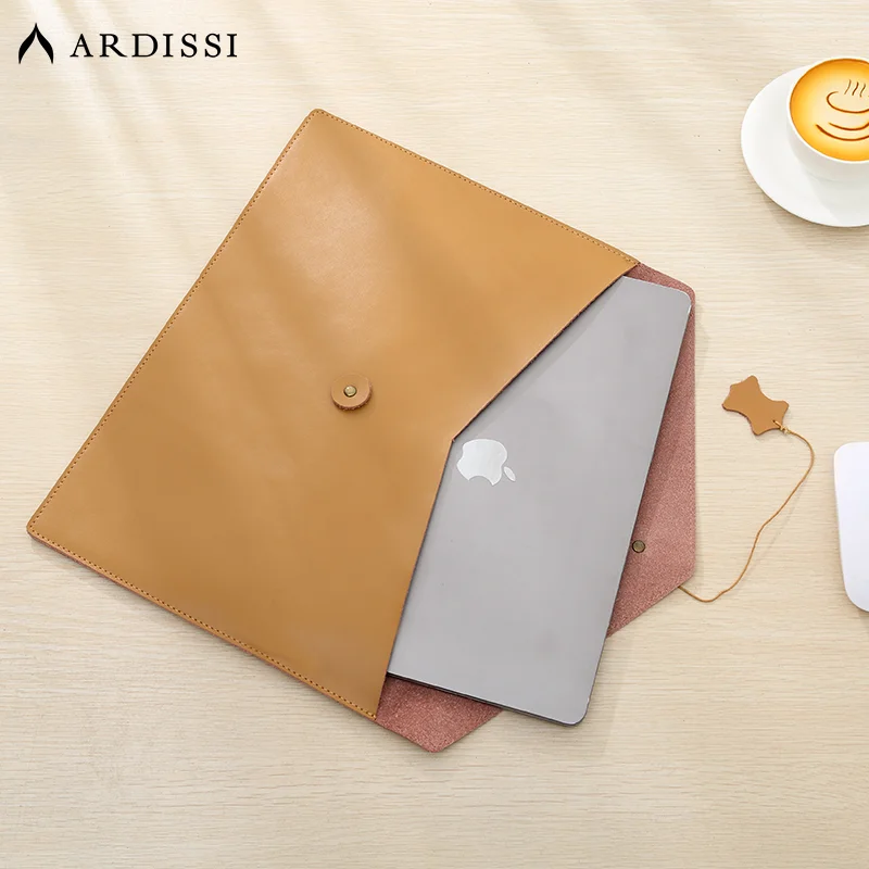 

Сумка-чехол из коровьей спилковой кожи для MacBook Air Pro M1 12 13,3 15,6 15,4