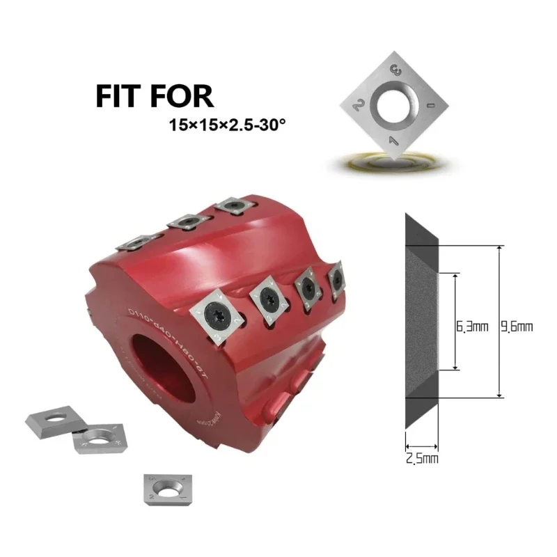 15 мм квадратная твердосплавная режущая вставка твердосплавные вставки