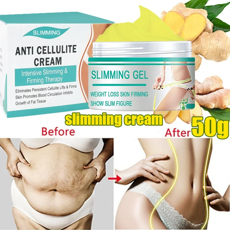 

2022 New Ginger Body Slimming Cream Fat Burning Cream Losing Weight Massage Anti Cellulite Essence Cream(15g30g50g)