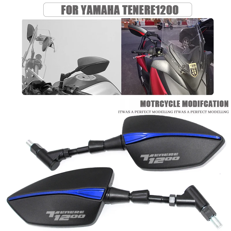 

For yamaha Super Tenere tenere1200 Tenere 1200 XT1200Z XR1200ZE Screw Thread Left Right Rear Rearview Mirrors
