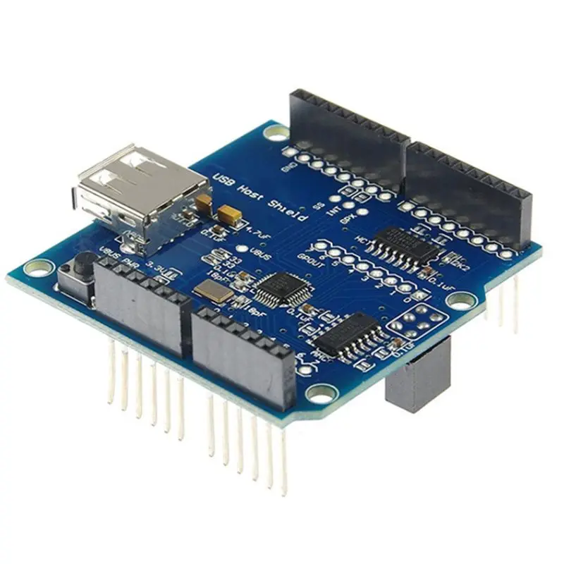 Фото DT21 USB Host Shield 2.0 для Arduino, совместимый с UNO, Mega 2560, Google Android ADK, электронный модуль для DIY-проектов. №3