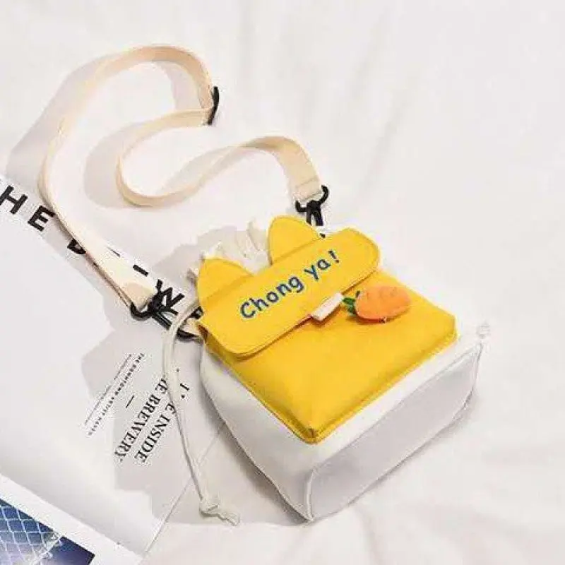Small Bag Women 2023 New Fashion Korean Cute Shoulder Bag Cartoon Duck Girl Student Crossbody Bag