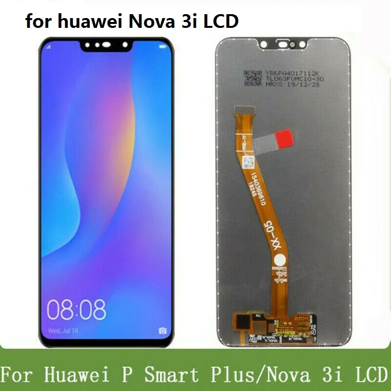 

Для Huawei P Smart Plus lcd/Для huawei Nova 3i ЖК-дисплей сенсорный экран дигитайзер Черный OEM для Nova 3i LCD