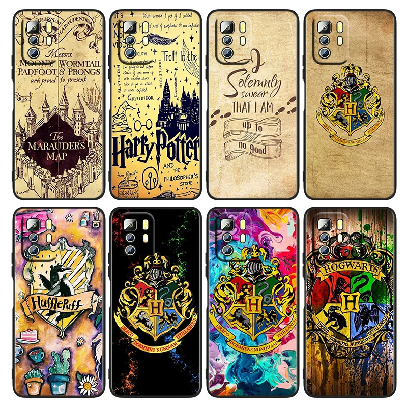 

Ring Potters Wand Art Phone Case For Xiaomi Redmi Note 11E 11T 11S 10T 10S 9S 9T 8T 7 Pro Plus Lite Max Black Cover