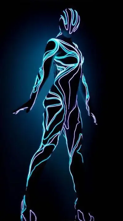 Сексуальный сценический женский танцевальный оптоволоконный светодиодный боди