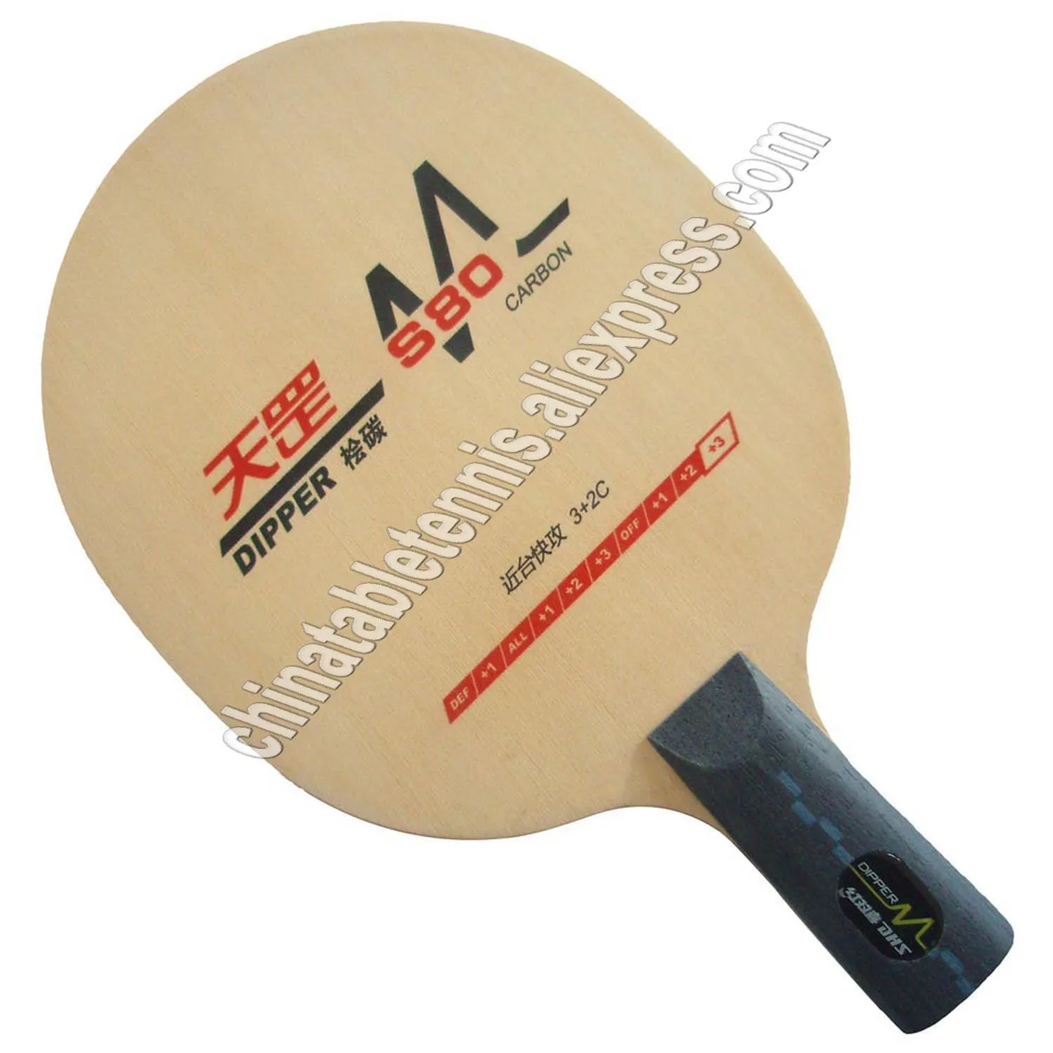 DHS DIPPER DM.S80 Table Tennis Ping Pong Blade OFF+++ Quick-attack plus loop