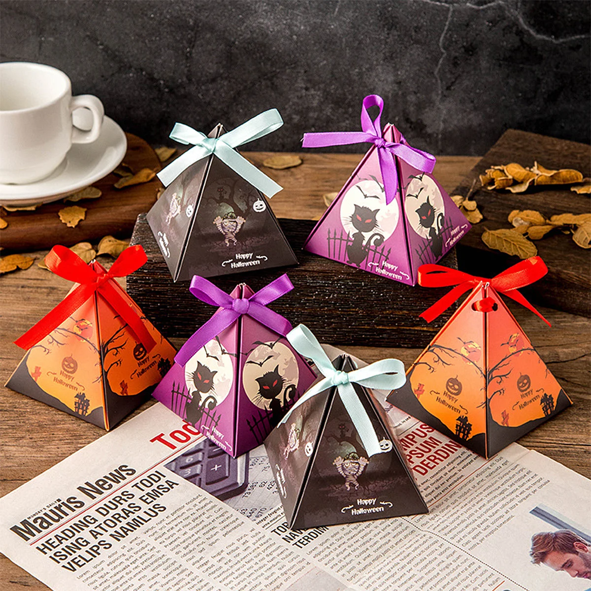 

Bagcandy Favor Cat Party Basket Bucket Totetreat Black Or Trick Goodie Pumpkin Supplies