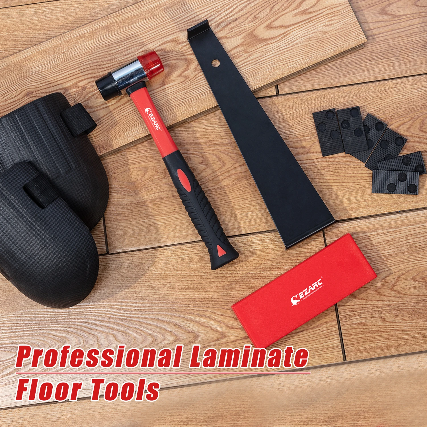 Набор Для Установки Ламината И Деревянного Пола EZARC С 60-прокладками Тяговым